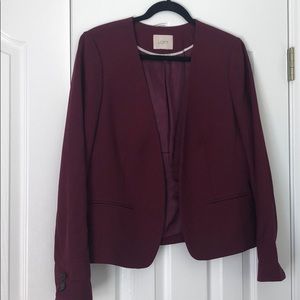 LOFT Blazer - Burgundy